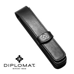 DIPLOMAT ディプロマット ペンケース1本用 レザー 本革 ソフト 革小物 筆記具 文具 ステーショナリー ギフト プレゼント お祝い おしゃれ かっこいい 大人 メンズ 男性 女性 ラッピング無料 メッセージカード無料 公式