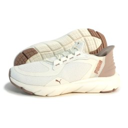 プーマ PUMA スニーカー スリッポン メンズ レディース ソフトライド フレックスレース イーズイン ALT ワイド 311996_09 ウォームホワイト/ローズラテ