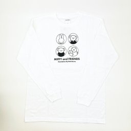 ミッフィー miffy ロンT(集合) ホワイト アパレル Tシャツ