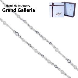 スパークルチェーン ネックレス シルバー925 チェーン ネックレス 2.7mm シルバーアクセサリー スターリングシルバー メンズ レディース ユニセックス クリスマス 誕生日 お祝い 母の日 プレゼント ハンドメイド 箱 ギフト ボックス Grand Galleria グランドガレリア