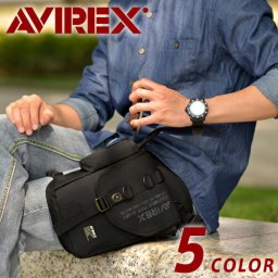 アビレックス (アヴィレックス) AVIREX ショルダーバッグ 斜めがけバッグ レッグバッグ【イーグル】 avx348 メンズ 男性用 人気 ブランド ショルダー 斜めがけ B6 大容量 送料無料 プレゼント ラッピング無料