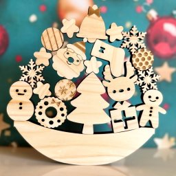 国産紀州熊野ひのき使用・クリスマス積む積む　　積み木 バランス ゲーム 知育 おもちゃ クリスマスプレゼント 男の子 女の子 子供 幼児 幼稚園 小学生 木製 天然木 無垢 ナチュラル インテリア 可愛い おしゃれ ギフト プレゼント 記念日 誕生日 お家時間 ブロック サンタ トナカイ 雪の結晶 雪だるま リース 靴下