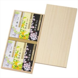 日本香堂 香結び 進物用木箱サック6箱セット 26950 内祝 内祝い お祝 御祝 記念品 出産内祝い プレゼント 快気祝い 粗供養 引出物
