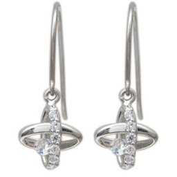 ロイヤルブルームーンストーン ピアス 星 プラチナ フックピアス 宇宙 ピアス