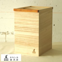 米びつ 桐 10kg おしゃれ 日本製 かもしか道具店 桐製 米櫃 10キロ  ライスストッカー お米 保存 保存容器 保存ケース