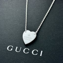 GUCCI グッチ ハート ネックレス レディース 母の日 シルバー925 チェーン ペンダント シンプル おしゃれ 結婚式 結婚記念日 プレゼント 妻 彼女 誕生日プレゼント 女性 母 ギフト チェーンネックレス ジュエリー ランキング お祝い クリスマスプレゼント