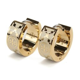 トリーバーチ ピアス TORY BURCH MILLER T MONOGRAM 157223 700 TORY GOLD-NEW IVORY ゴールド系 ホワイト系