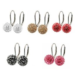 新品 Tresor Paris トレゾアパリ 10mm ボール クリスタル フレンチフック ピアス チタン チタンニウム アレルギーフリー GENUINE CZECH CRYSTA Tresor 17902 17917 17916 17905 17923 スワロフスキーと同様の高品質クリスタル