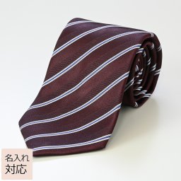 【名入れ無料】 エンポリオ アルマーニ EMPORIO ARMANI ネクタイ メンズ バーガンディ 大剣幅7.5cm シルク100% ストライプ 340275 2R636 00176 MADE IN ITALY 送別会 誕生日 お中元 結婚祝い 結婚式 彼氏 息子 夫 男性 ビジネス 就職祝い 父の日 母の日【スペシャルラッピング660円(別売り)】 ホワイトデー