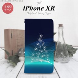 iPhoneXR iPhone XR 手帳型スマホケース カバー ライトツリー 青  nk-004s-ipxr-dr629