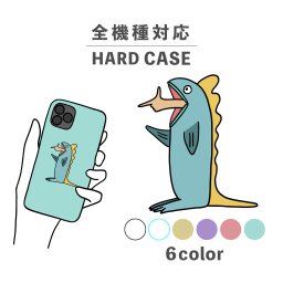 スマホケース おしゃれ 韓国 可愛い iPhone15 iPhone14 なんでも対応 iPhoneSE Google Pixel エクスペリア ギャラクシー 背面型 おもしろい 魚 人間 生き物 動物 アニマル ホラー イラスト 手書き くすみカラー シュール ポップ
