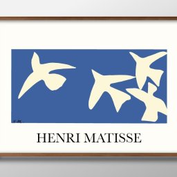 アンリ マティス マチス 文字入り A3 サイズ ポスター アート おしゃれ 絵画 インテリア 北欧 イラスト マット紙 艶消し アートパネル 額 フレーム デザイン 壁掛け ギフト 新築祝い ディスプレイ 引越し祝い　新生活　空間デザイン 
