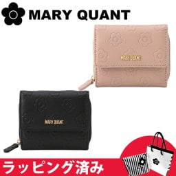 マリークワント マリクワ 財布 ミニ ウォレット 花柄 牛革 デイジーアウトラインパターン2 パース ギフト レディース MARY QUANT クリスマス