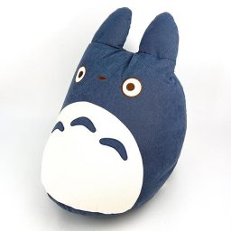 スタジオジブリ となりのトトロ 中トトロといっしょにのんびりビーズクッション (ネイビー) ギフト