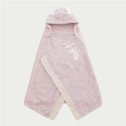  Chouette シュエット（ピンク）　コンテックス　フード付きバスタオル　(今治タオル　おくるみ バスタオル バスポンチョ 誕生日 今治タオル 1歳 2歳 赤ちゃん　ハーフガーゼ)