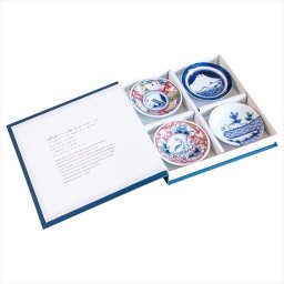 江戸っ子恐竜 しあわせ図鑑 まめ皿4枚セット  EK88-Y01 内祝 内祝い お祝 御祝 記念品 出産内祝い プレゼント 快気祝い 粗供養 引出物