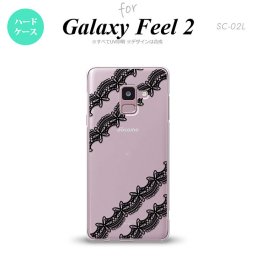 Galaxy Feel 2 ギャラクシー フィール 2 SC-02L スマホケース カバー ハードケース レースA 黒 nk-sc02l-1096[スマホ,スマホケース,スマホカバー,ケース,カバー,ジャケット]
