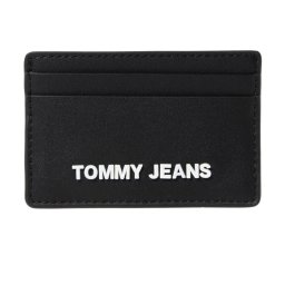 トミーヒルフィガー ジーンズ TOMMY HILFIGER JEANS 名刺入れ パスケース 薄型  AW0AW10683 BDS メンズ レディース ユニセックス ブラック 黒