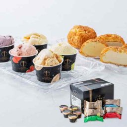 銀座千疋屋 銀座プレミアムアイスセレクション フルーツ 果汁 シューアイス 詰め合わせ ギフト デザート スイーツ