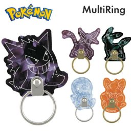 ポケモン スマホリング ポケットモンスター ゲンガー ポッチャマ キャラクター グッズ スマホスタンド 落下防止 スマホアクセサリー バンカーリング ホールドリング スマホ リング マルチリング POKE-983