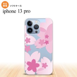 iPhone13 Pro iPhone13Pro ケース ソフトケース 花柄 サクラ A ピンク iPhone13Pro専用 nk-i13p-tp053