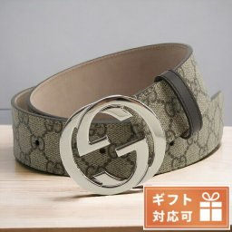 グッチ ベルト メンズ ブランド GUCCI T.GG SUPREM PVC イタリア 411924 ブラウン系 小物 選べるモデル プレゼント 実用的