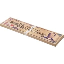 日本一なが～い 新壱億円BOXティッシュ30W