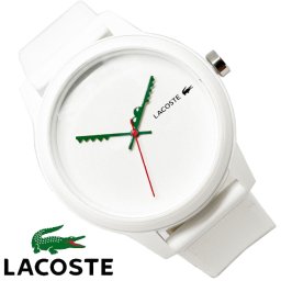 LACOSTE ラコステ 腕時計 2011069 メンズ ホワイト シリコン ラバー 海外正規品 無料ラッピング可