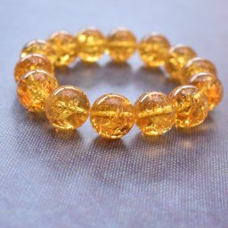 【開運ギフト】 ［豪華 用セット］開運桐箱・浄化さざれ石付き 14mmシトリン 黄水晶クラック 水晶 用［金運・財運・幸運］ 天然石 事業成功祈願 仕事運 特別な一点物