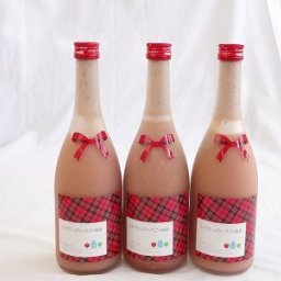 3本セット ミルクたっぷりいちごの梅酒 研醸 720ml×3本
