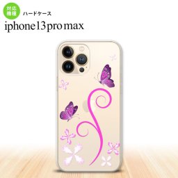 iPhone13ProMax iPhone13 Pro Max ケース ハードケース バタフライ 蝶 C ピンク iPhone13 プロ マックス 6.7インチ おしゃれ かわいい メンズ レディース キッズ デザインたくさん nk-i13pm-223