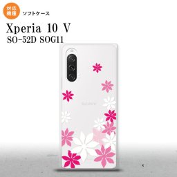 Xperia10V Xperia10V スマホケース 背面ケースソフトケース ティアレ A ピンク 2023年 7月発売 nk-xp105-tp1075