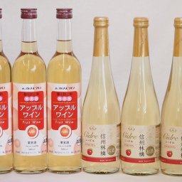 りんごワイン6本セット(信州林檎シードル アップルワイン) 500ml×6本