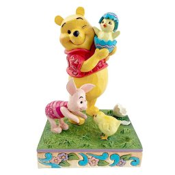 ジムショア Jim Shore ディズニー トラディション Disney Traditions プー＆ピグレット ウィズ チック 6010103 くまのプーさん ひよこ フィギュア 置物 飾り ディスプレイ インテリア 雑貨