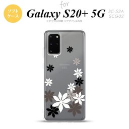 SC-52A SCG02 Galaxy S20+ 5G スマホケース ソフトケース ティアレ A 黒 メンズ レディース nk-s20p-tp1077