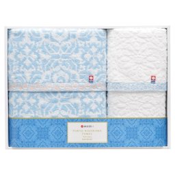 【ギフト対応無料】nishikawa 今治製バスタオル&フェイスタオル (TT89400505) ※送料無料(北海道・沖縄は除く)