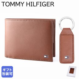 高品質ヨーロッパ輸入モデル トミーヒルフィガー TOMMY HILFIGER 二つ折り財布 小銭入れ付 キーリング ギフトセット メンズ コニャック AM0AM07931 GB8 COGNAC ウォレット 折財布 送別会 誕生日 結婚祝い 結婚式 彼氏 息子 夫 男性 名刺入れ 高級 父の日 母の日【スペシャルラッピング660円(別売り)】 即日発送 彼氏 財布 ホワイトデー