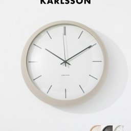 カールソン KARLSSON Wall clock Nirvana Globe KA5859GY KA5859SB KA5859WG ニルヴァーナグローブ 直径40cm 掛け時計 ウォールクロック メ