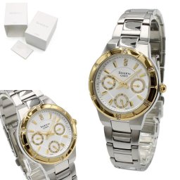 カシオ 腕時計 CASIO SHE-3800SG-7AEF SHEEN シーン シルバー 腕時計 ウォッチ レディース