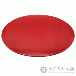 【送料無料】 山中漆器 楕円プレースマット S マーブルレッド（ランチョンマット 和食 洋食 お膳 プレート 正月 お盆 恵方巻 お食事処 居酒屋 おしゃれ お中元 日本製 ギフト 海外発送可）なごみや本舗
