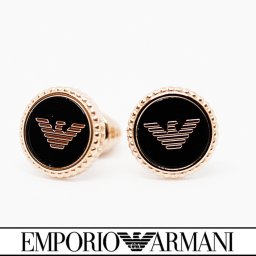EMPORIO ARMANI エンポリオ アルマーニ ステンレススチール×エナメル イーグルロゴ スタッド ピアス EGS2534221 海外正規品 無料ラッピング可