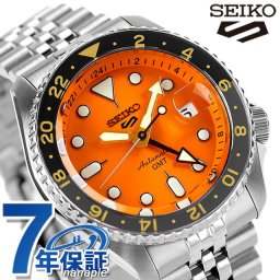 セイコー5 スポーツ ファイブスポーツ 限定モデル SKX GMTモデル 自動巻き 機械式 メンズ 腕時計 ブランド SSK005KC SEIKO オレンジ