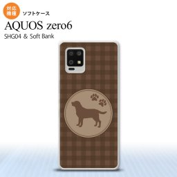 SHG04 SHG04 ZERO6 AQUOS zero6 スマホケース ソフトケース 犬 ラブラドール レトリバー 茶 メンズ レディース nk-zero6-tp819