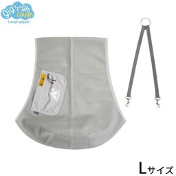 ラフギーグル LOUGH GIGGLE クールメッシュ ドッグスリング（リード付） L シルバー
