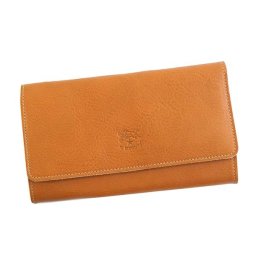 イルビゾンテ IL BISONTE フラップ長財布 C1059 145 CAMEL 本革 キャメル キャラメル 茶 ロングウォレット メンズ 男性 レディース 女性 プレゼント ギフト 新品