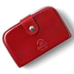 ペローニ PERONI FIRENZE ミニ財布 / ミニウォレット 改良コインケース レッド 赤 コインケース / カードケース / 札入れ GIRAMONDO（ジラモンド）【小さい財布 コンパクト 本革 プレゼント メンズ レディース オシャレ 可愛い 軽い】