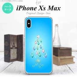 iPhoneXsMax iPhone XS Max スマホケース ハードケース ツリーイヤリング 青 メンズ レディース nk-ixm-633