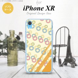 iPhoneXR iPhone XR スマホケース ソフトケース 丸 黄 メンズ レディース nk-ipxr-tp1661