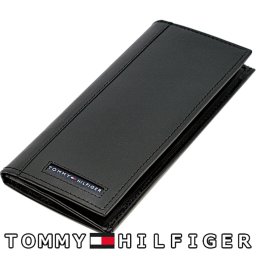  TOMMY HILFIGER トミーヒルフィガー アウトレット 長財布 31TL19X019 Black 001 ブラック メンズ 海外正規品 ラッピング無料可 