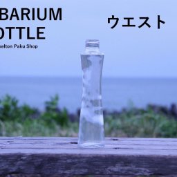 キャップ付 ハーバリウム ボトル 瓶「ウエスト　20本セット　アルミ製ゴールド」ガラス瓶  透明瓶 花材 ウエディング プリザーブドフラワー インスタ SNS ボトルフラワー オイル ハーバリウム用 透明ボトル ハーバリウムボトル おしゃれ かわいい インテリア クリア